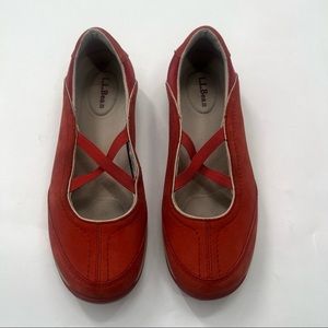 Criss Cross Suede Comfort Mary Jane Ballet Flats